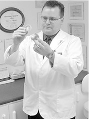 Marc Wagenseil at the Heritage Denture Centre in Edmonton, Alberta